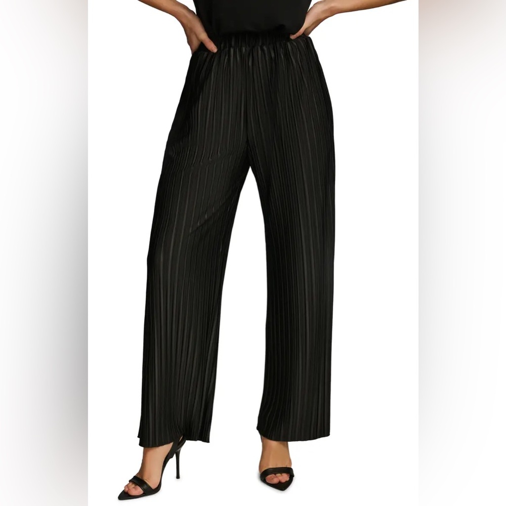 NWT SIZE SP CH Donna Karan Elegant Black Striped Men's Pants